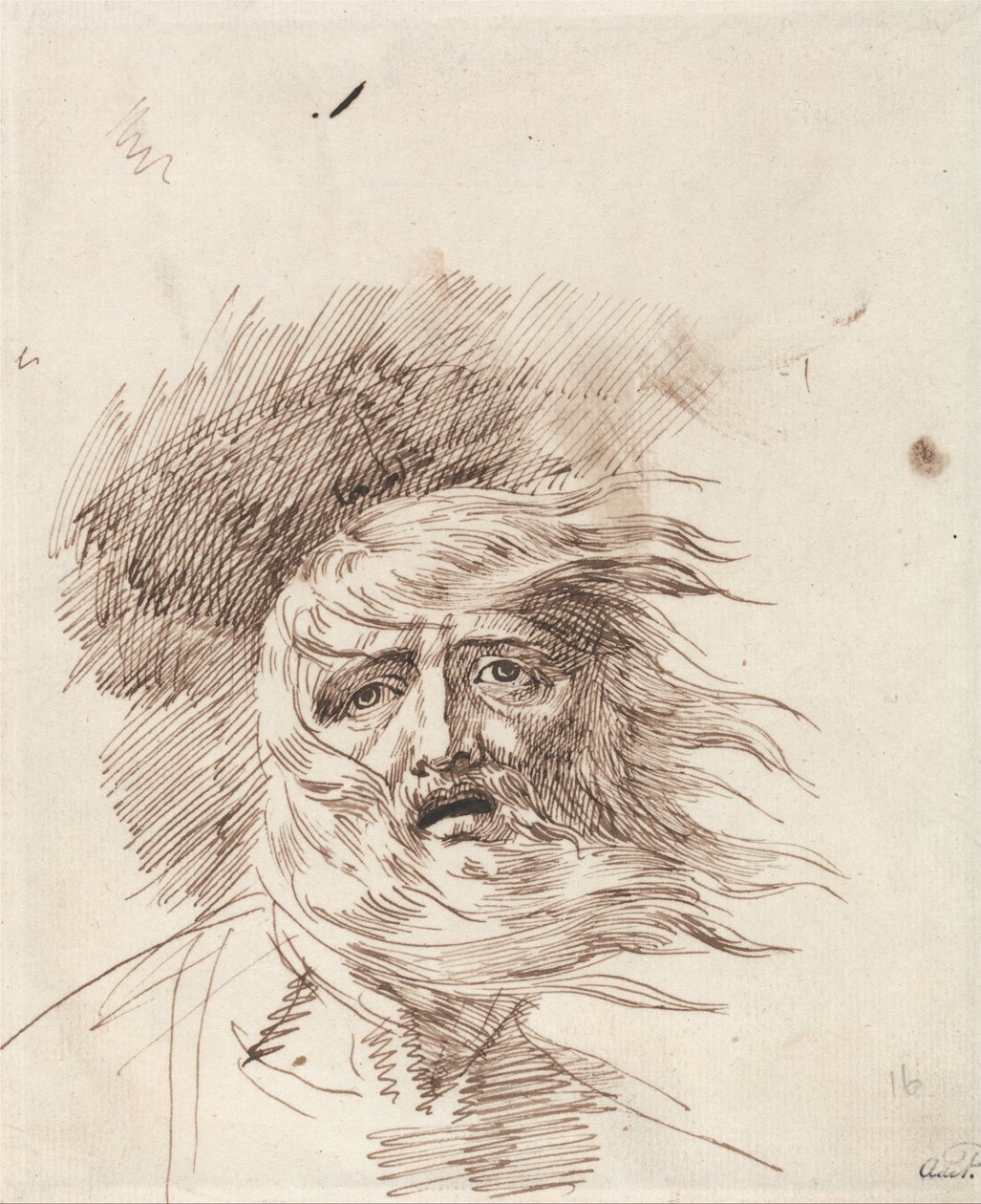 "Lear nella tempesta", Re Lear, Atto III, Scena II da George Romney