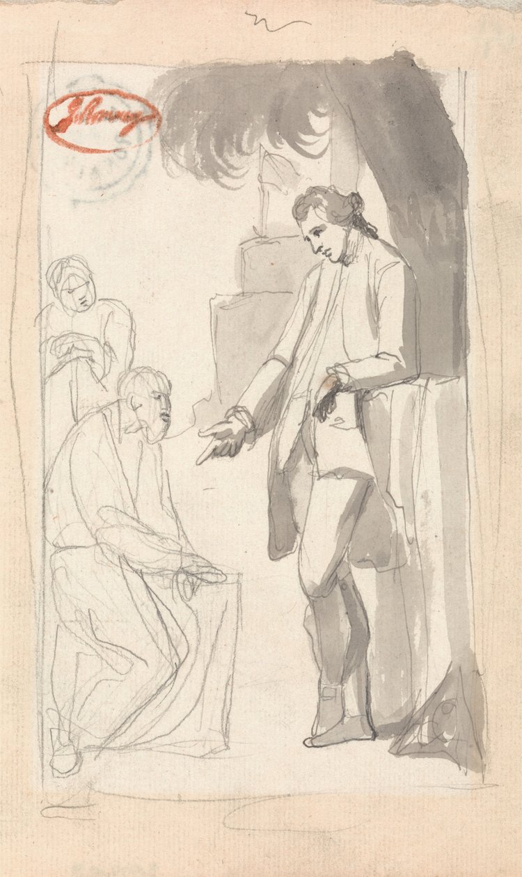 Il maggiore Thomas Pearson e il bramano da George Romney