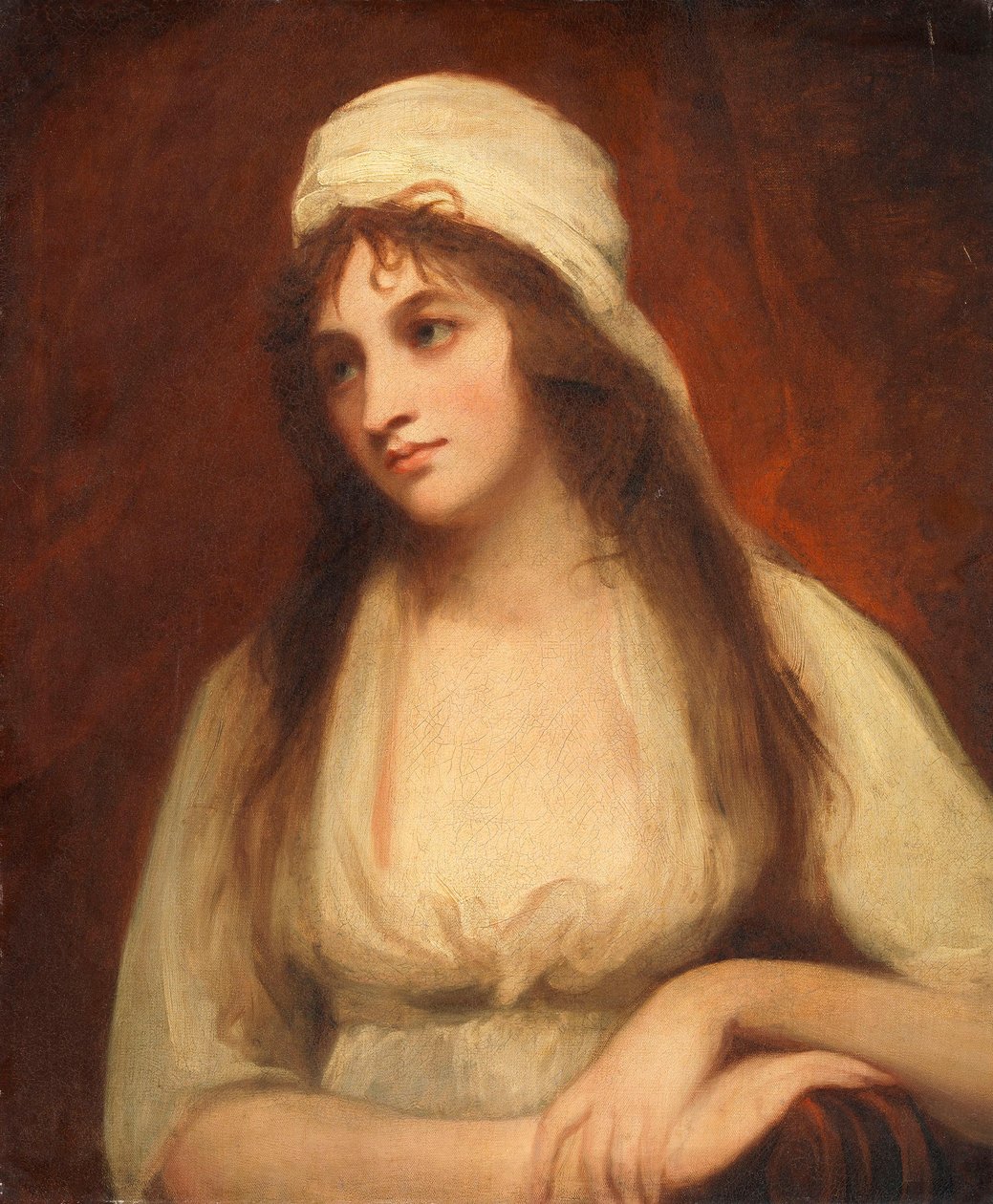 Ritratto di Mary Tighe (1747-1791), poetessa da George Romney
