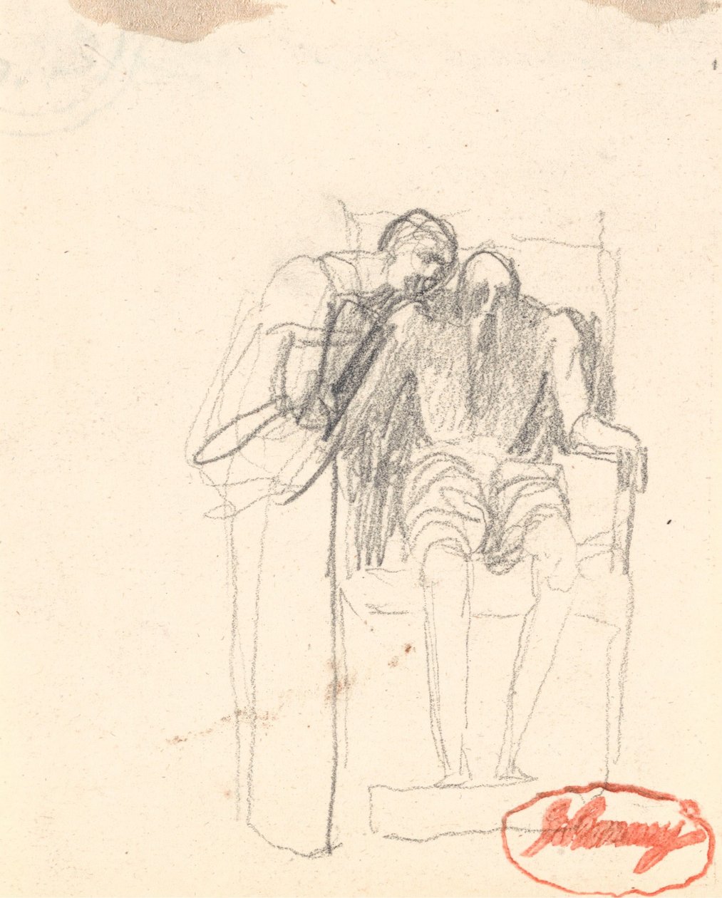 Probabilmente due figure tratte da “Old Age” da George Romney