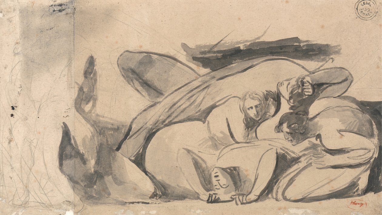 Prison Scene da George Romney