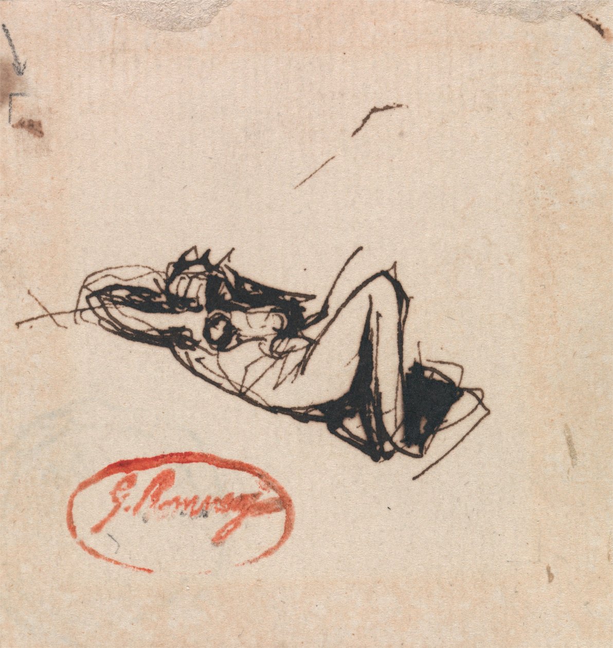 Figura sdraiata da George Romney