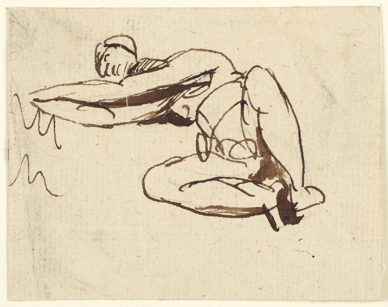 Figura sdraiata da George Romney