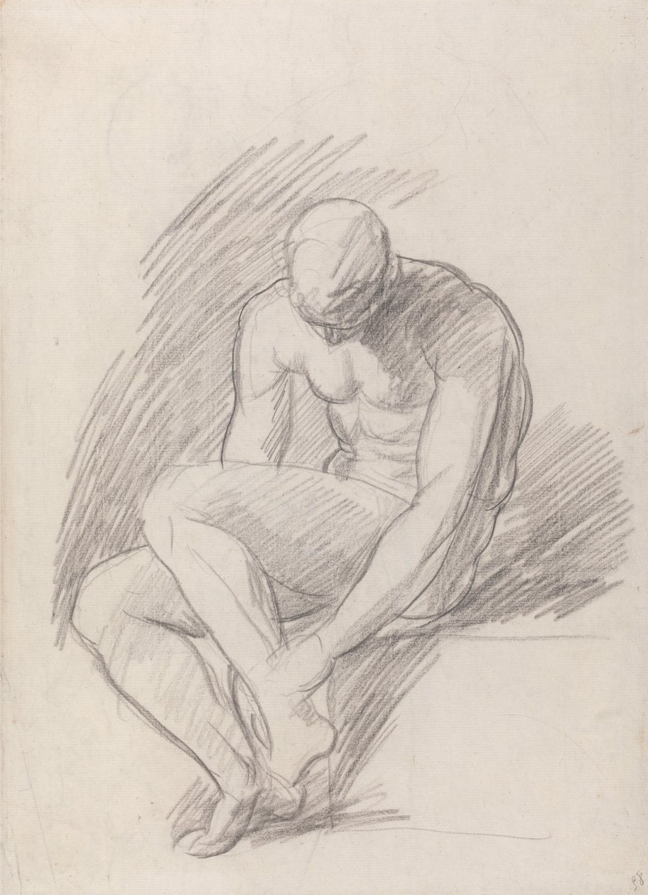 Uomo seduto da George Romney