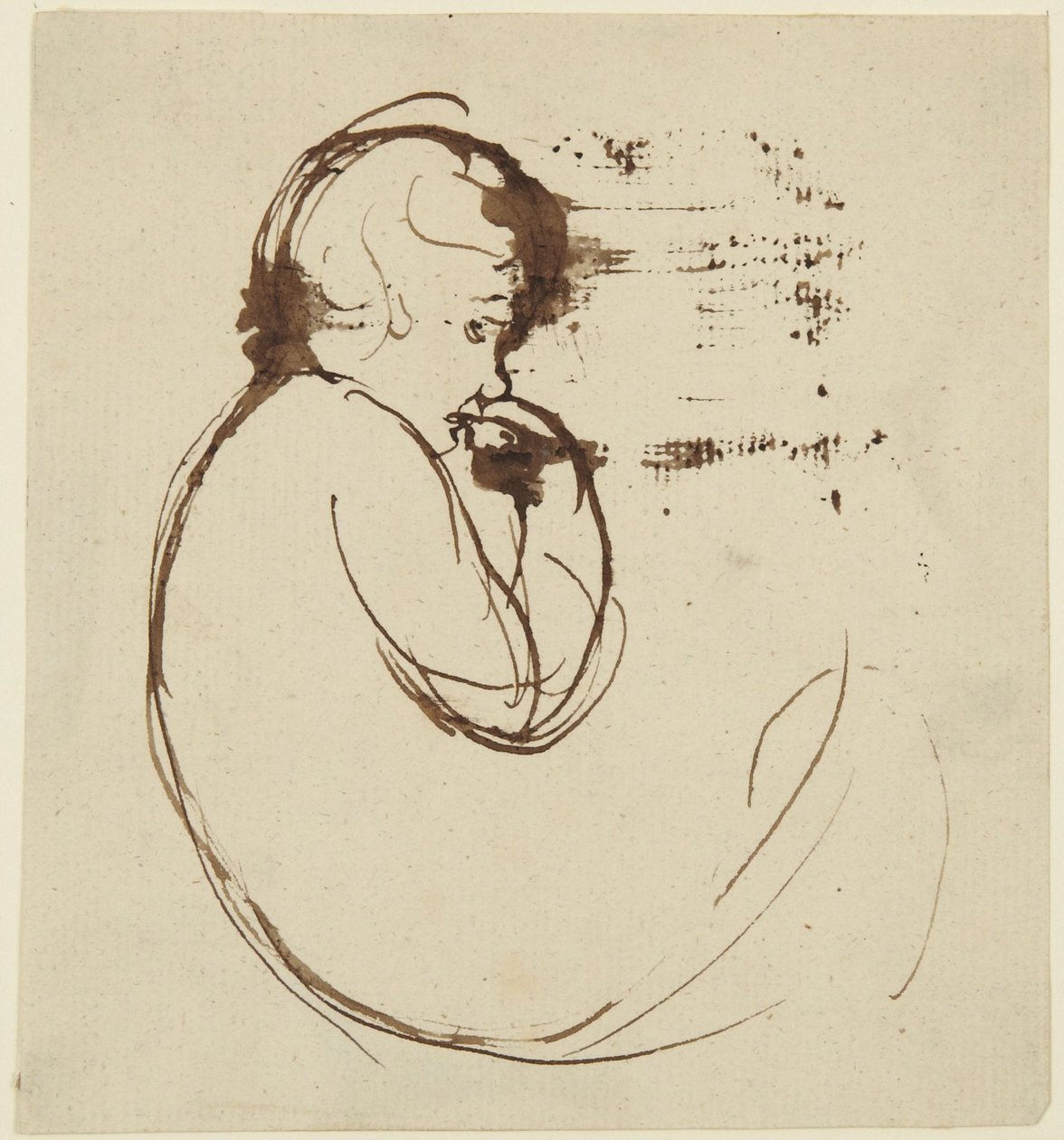 Schizzo di un bambino da George Romney