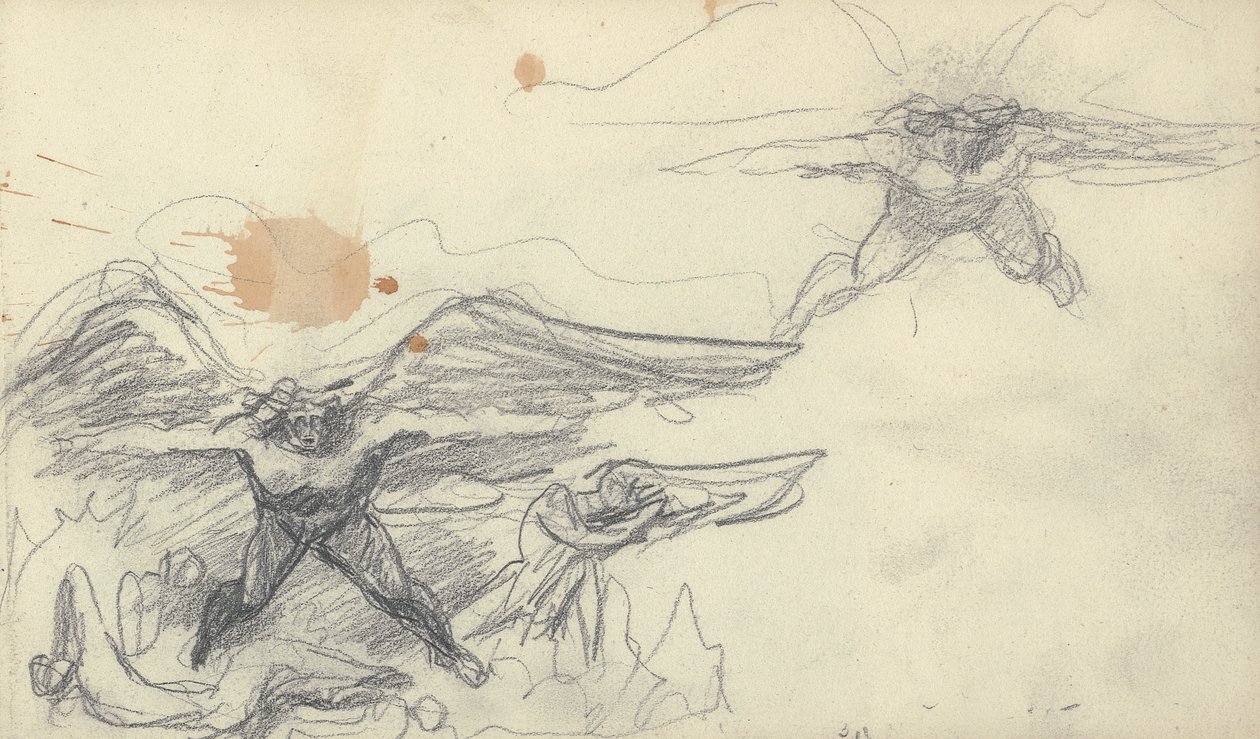 Disegno del taccuino da George Romney