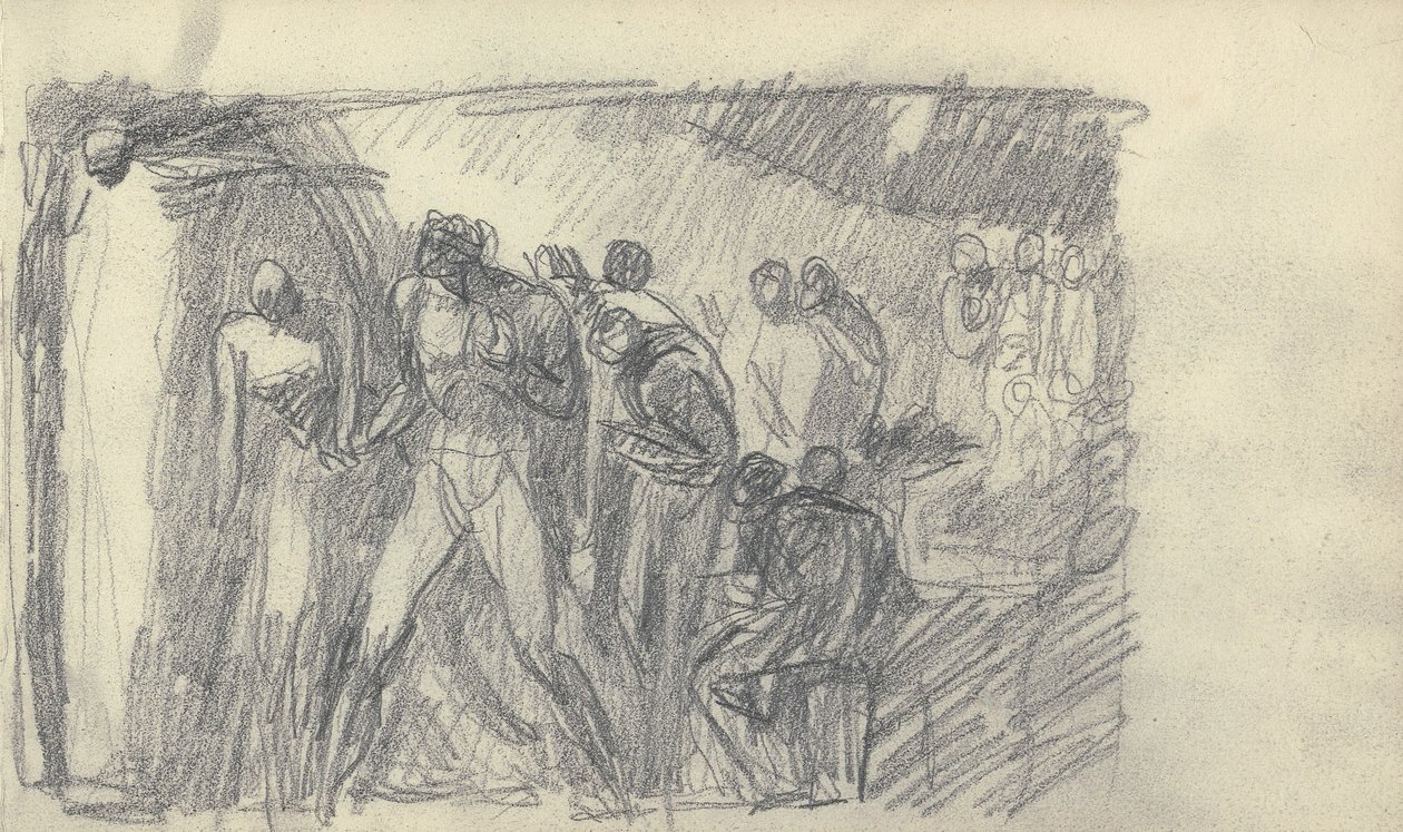 Disegno dal quaderno di schizzi da George Romney