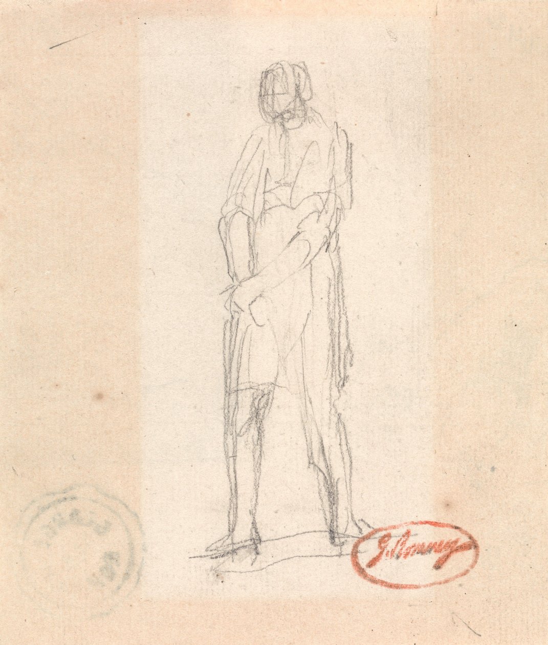 Figura in piedi da George Romney