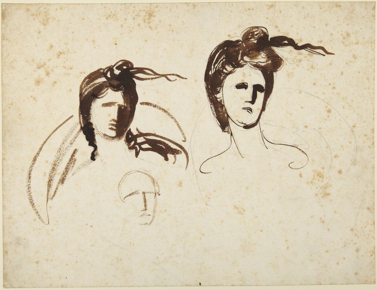 Studi sulla testa di una donna da George Romney