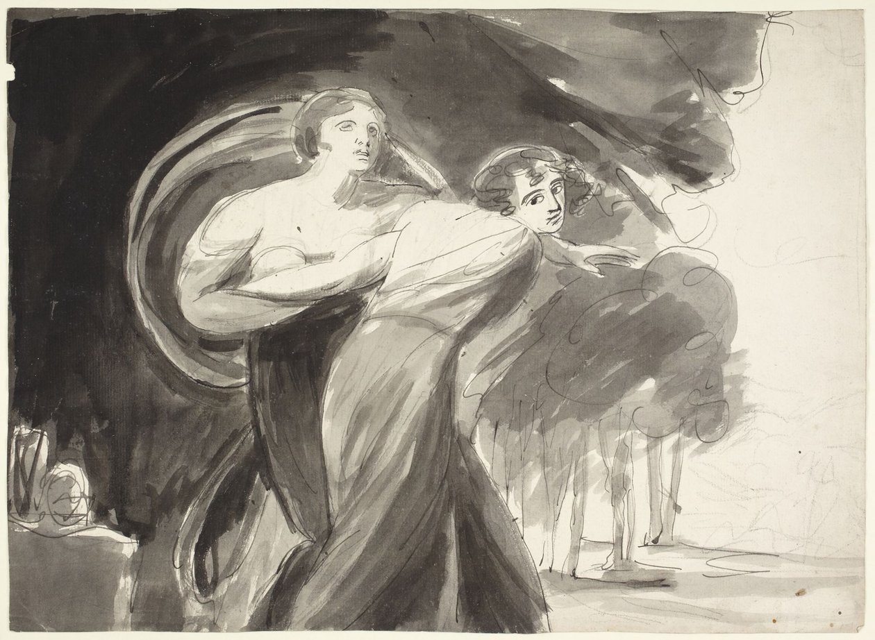 Studio su allegria e malinconia da George Romney