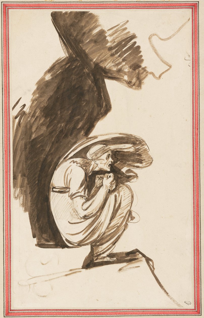 Studio per “La strega della Lapponia” da George Romney