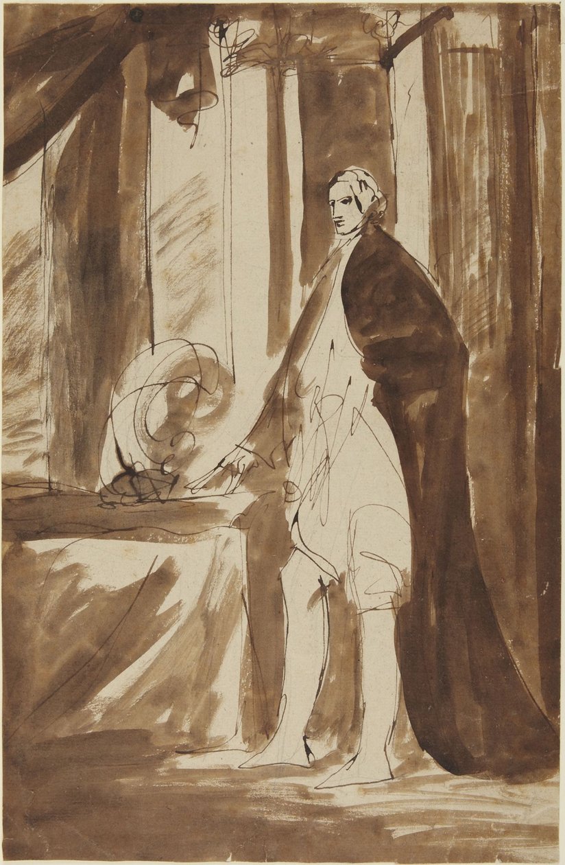 Studio per il ritratto di un uomo da George Romney