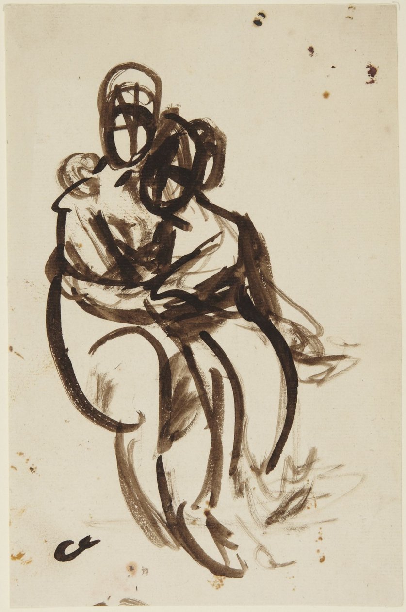Studio per il ritratto delle sorelle Milner da George Romney