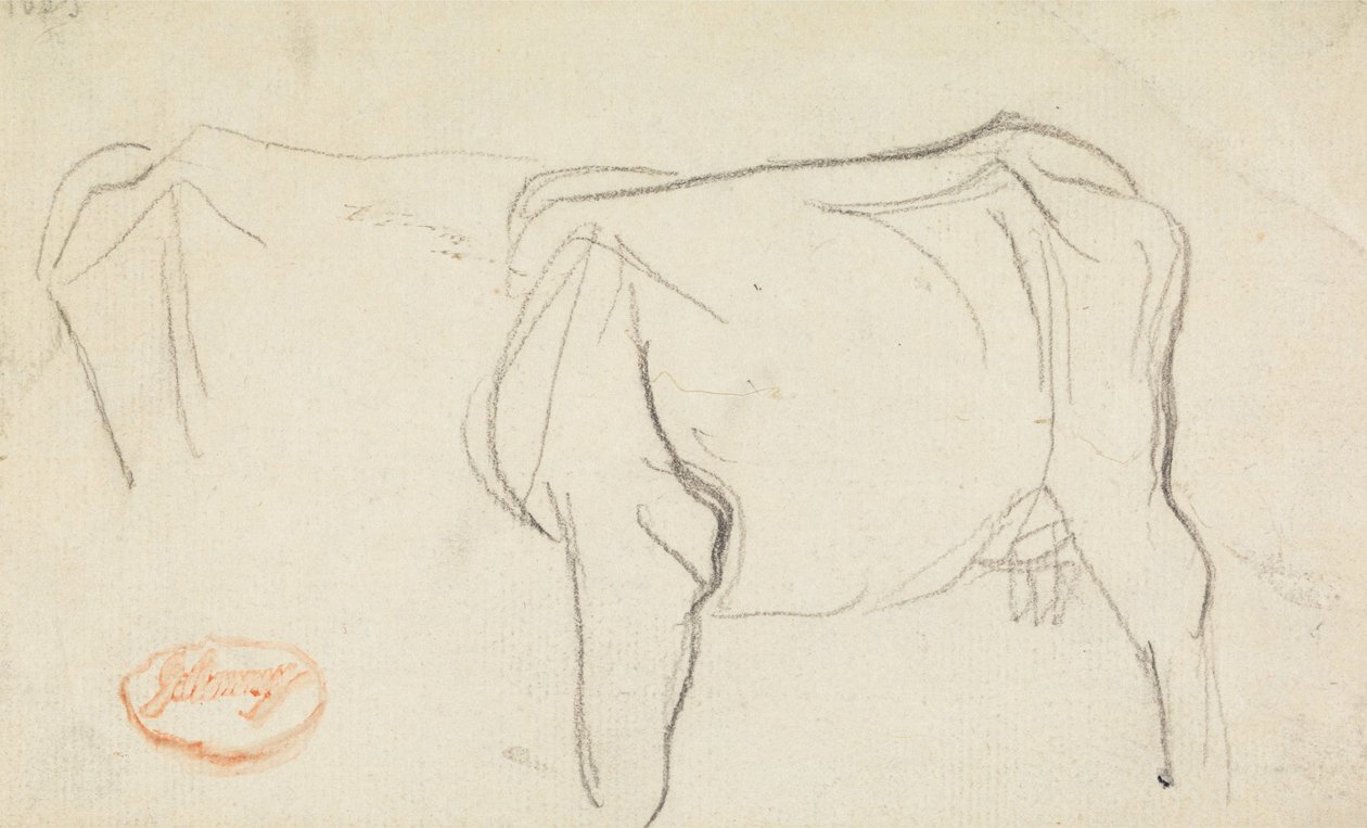 Studio di una mucca da George Romney