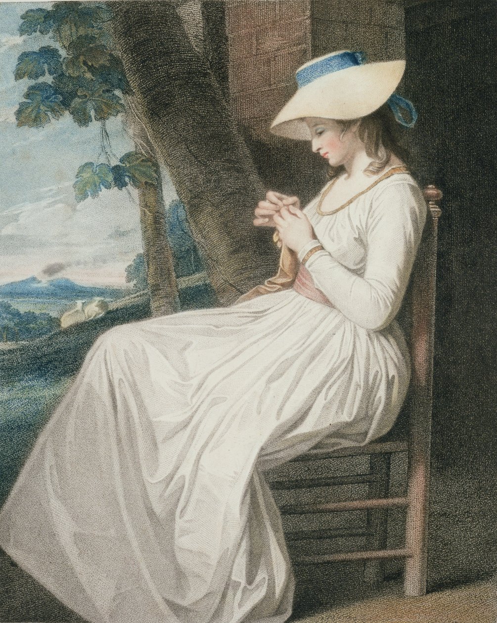 La sarta, inciso da Thomas Cheesman (1760-c.1834), pub. da John e Josiah Boydell, 1787 da George Romney