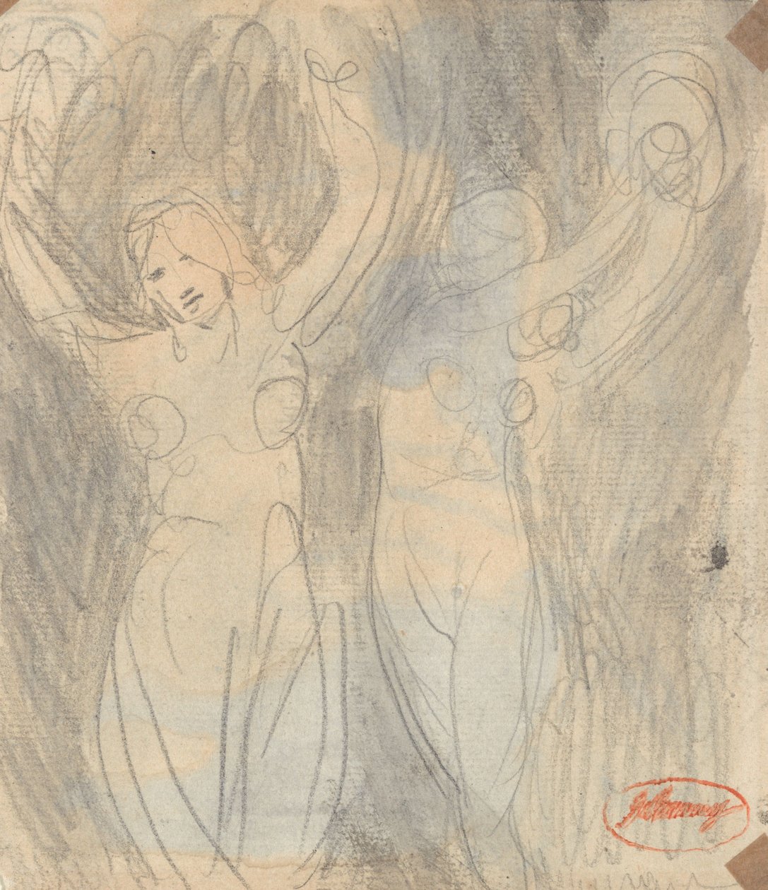 Due figure femminili da George Romney