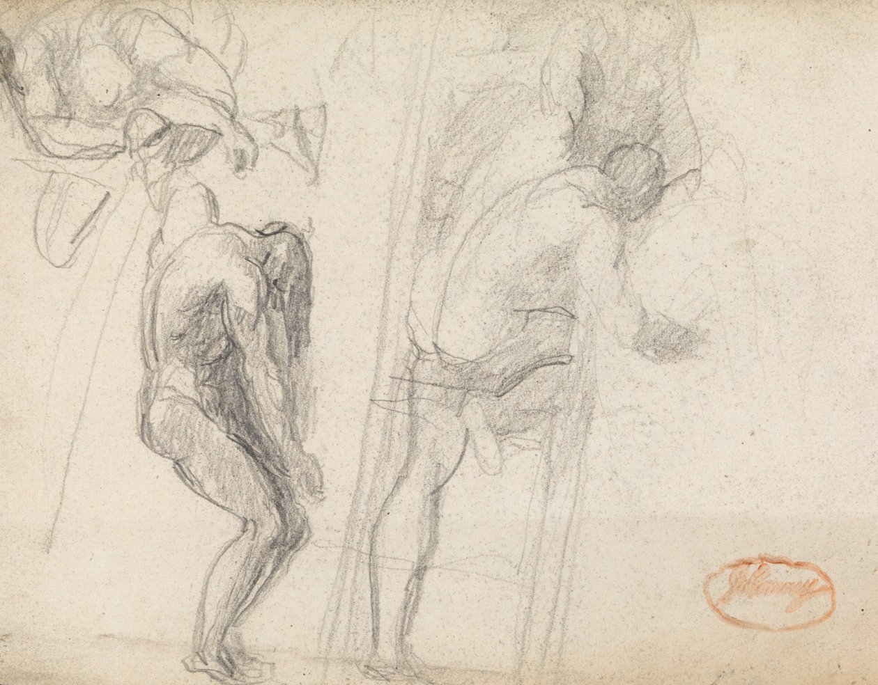 Due studi di figura da George Romney