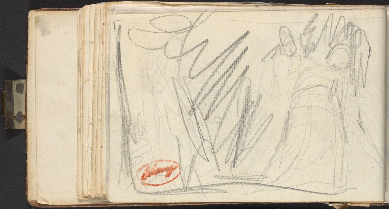 Due figure in vesti svolazzanti da George Romney