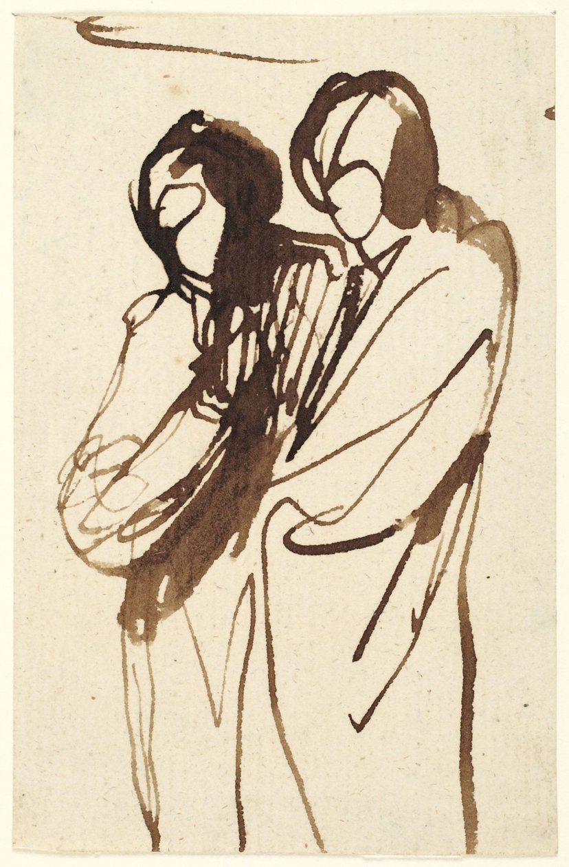 Due figure in piedi da George Romney