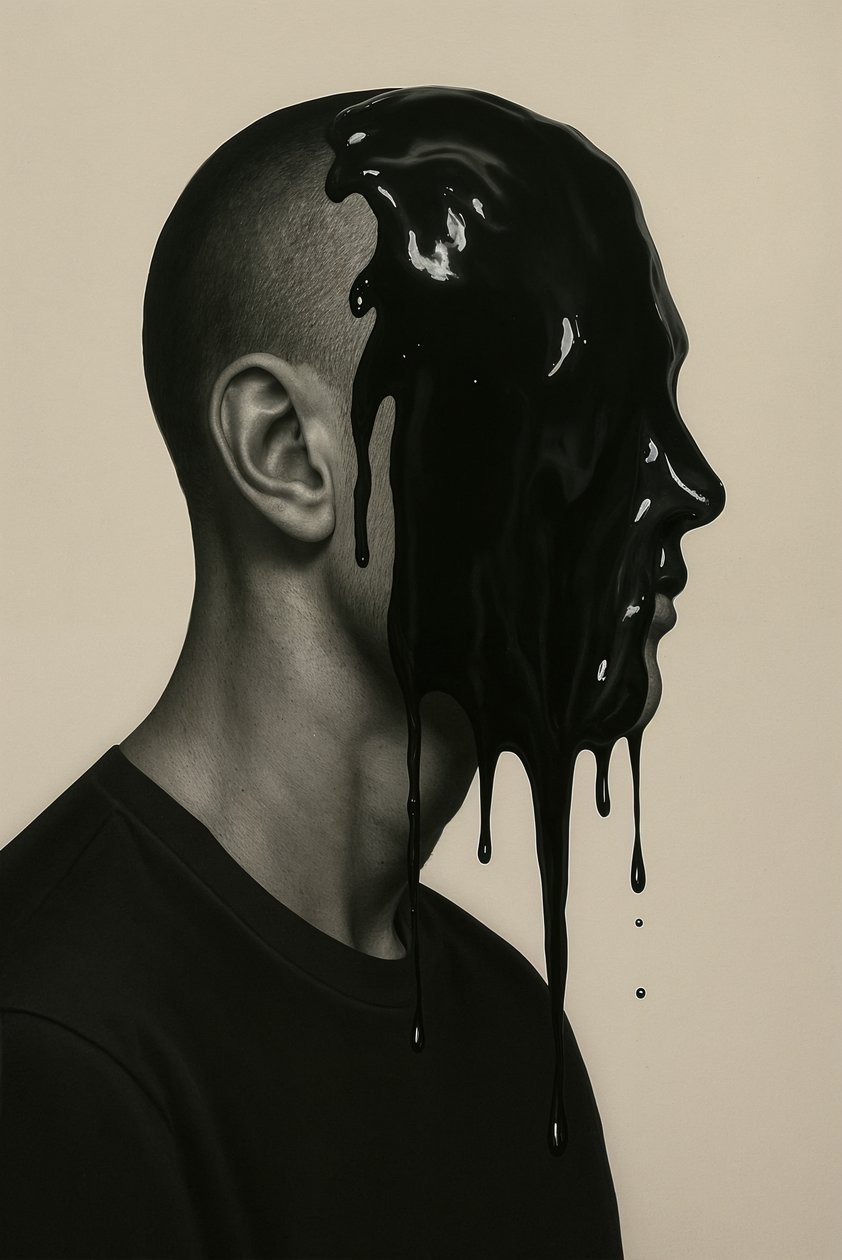 Segnale di sordina, 2025 (acrilico su tela) da George Rosaly