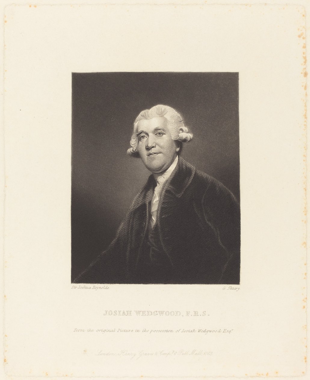 Josiah Wedgwood da George Salisbury Shury after Sir Joshua Reynolds
