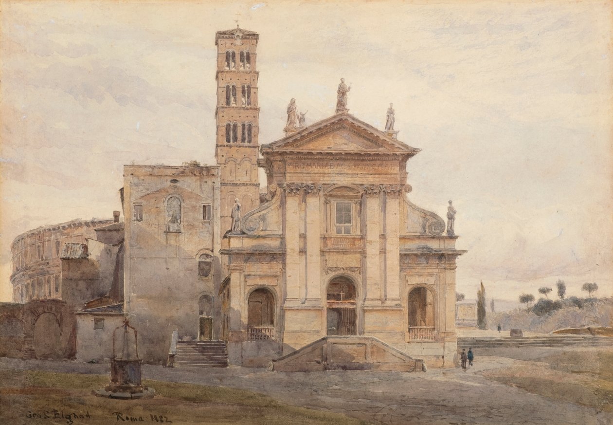 Basilica di Santa Francesca Romana, Roma da George Samuel Elgood