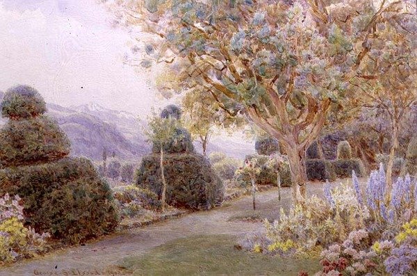 Chateau de la Cour, Valle del Rodano da George Samuel Elgood