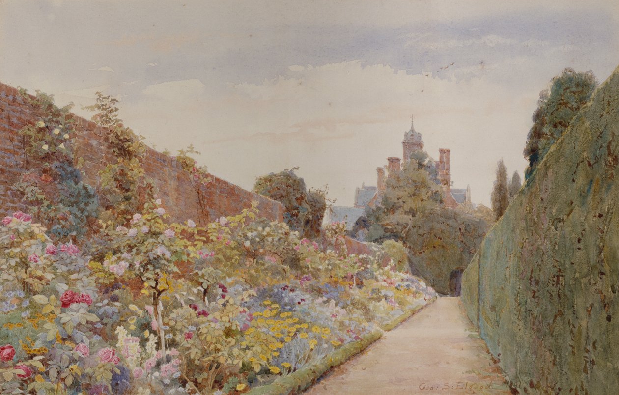 Il sentiero delle rose a Mynthurst, c.1940 da George Samuel Elgood