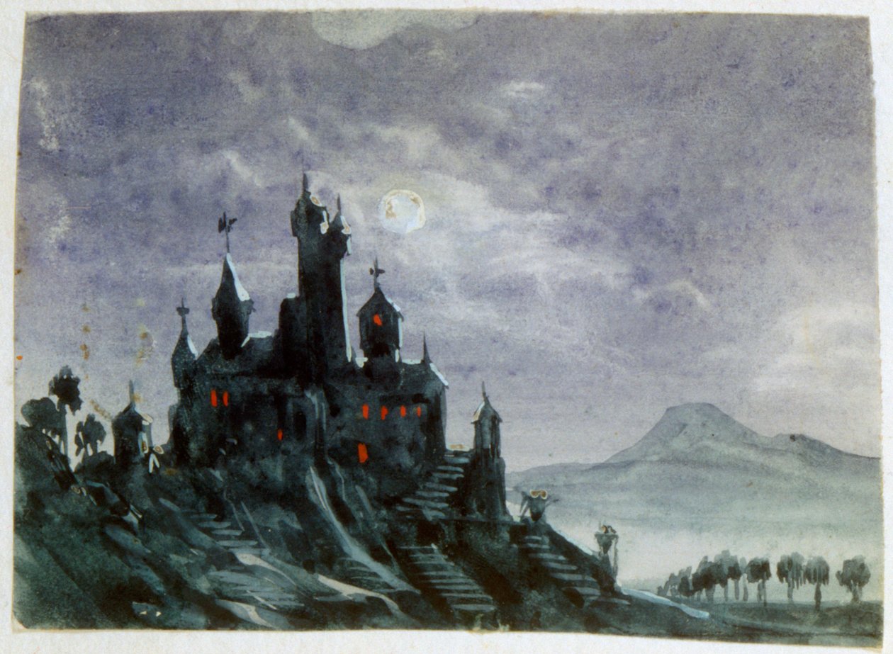 Castello Fantastico al Chiaro di Luna I, 1820-1876 da George Sand