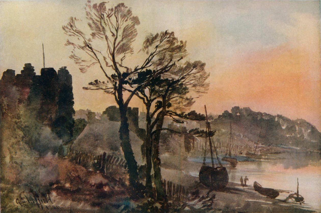 Baia di Conway, 1880 da George Sheffield