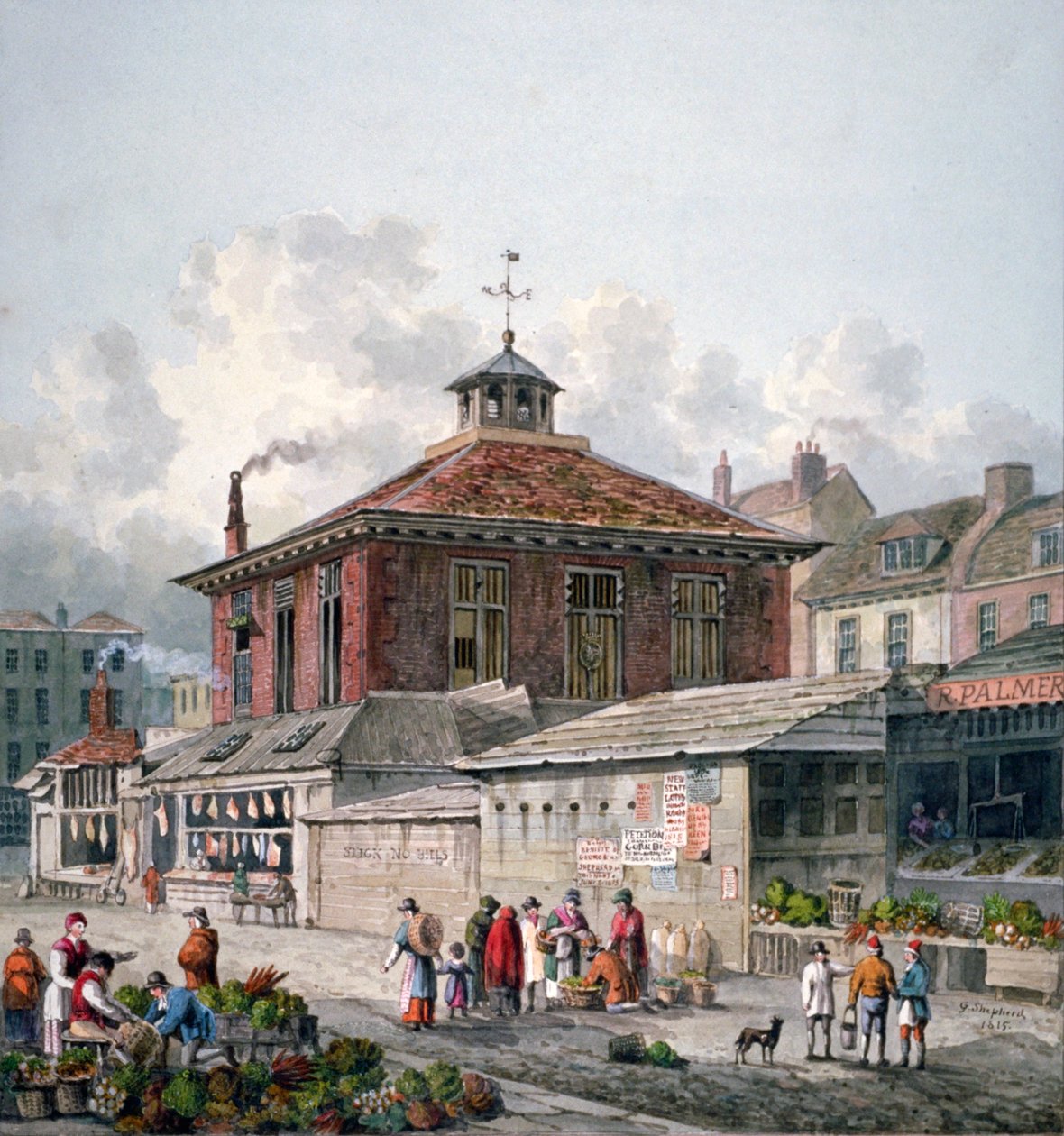Clare Market, Westminster, Londra da George Shepherd