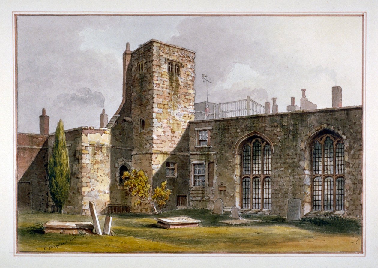 Veduta della Cappella del Savoy, Palazzo Savoy, Westminster da George Shepherd