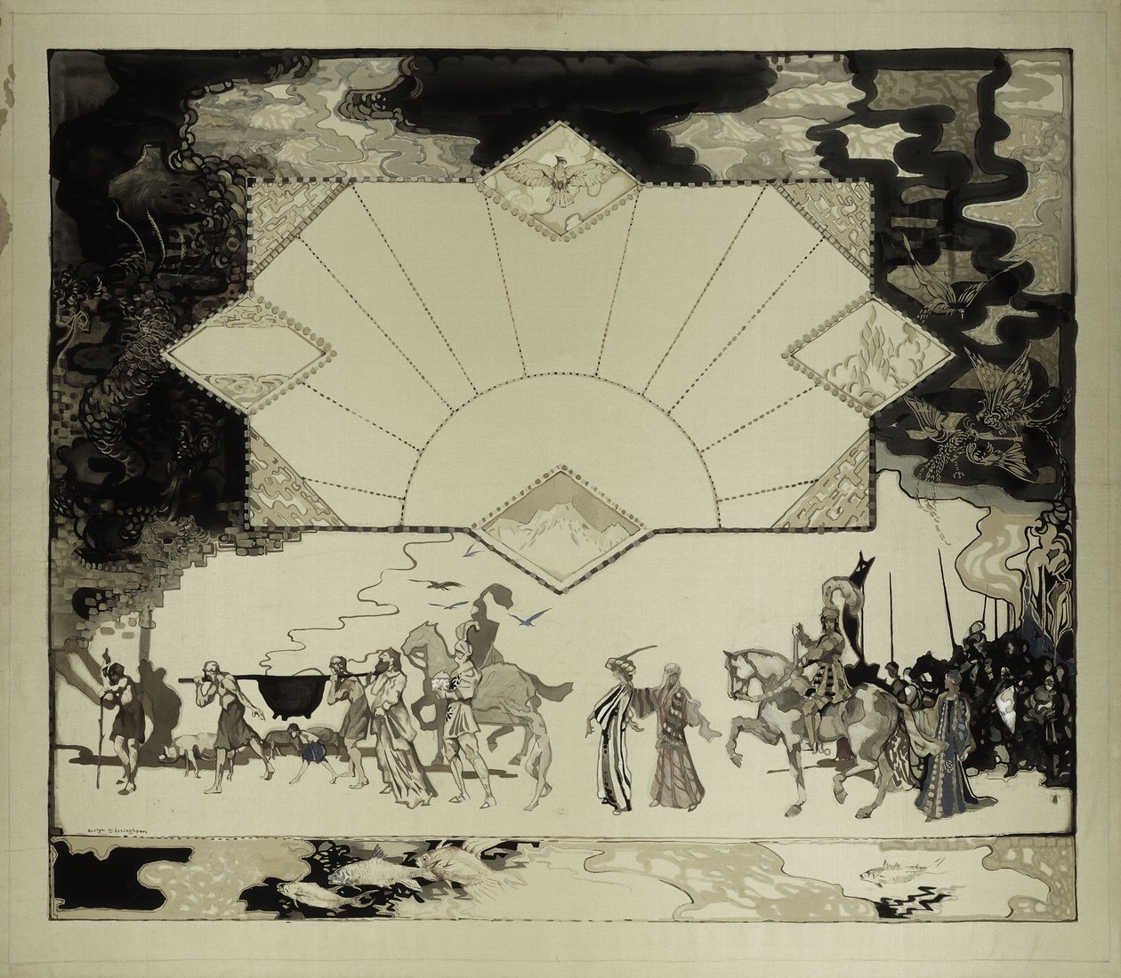 Il pannello del Mabinogian, n. 10 da George Sheringham
