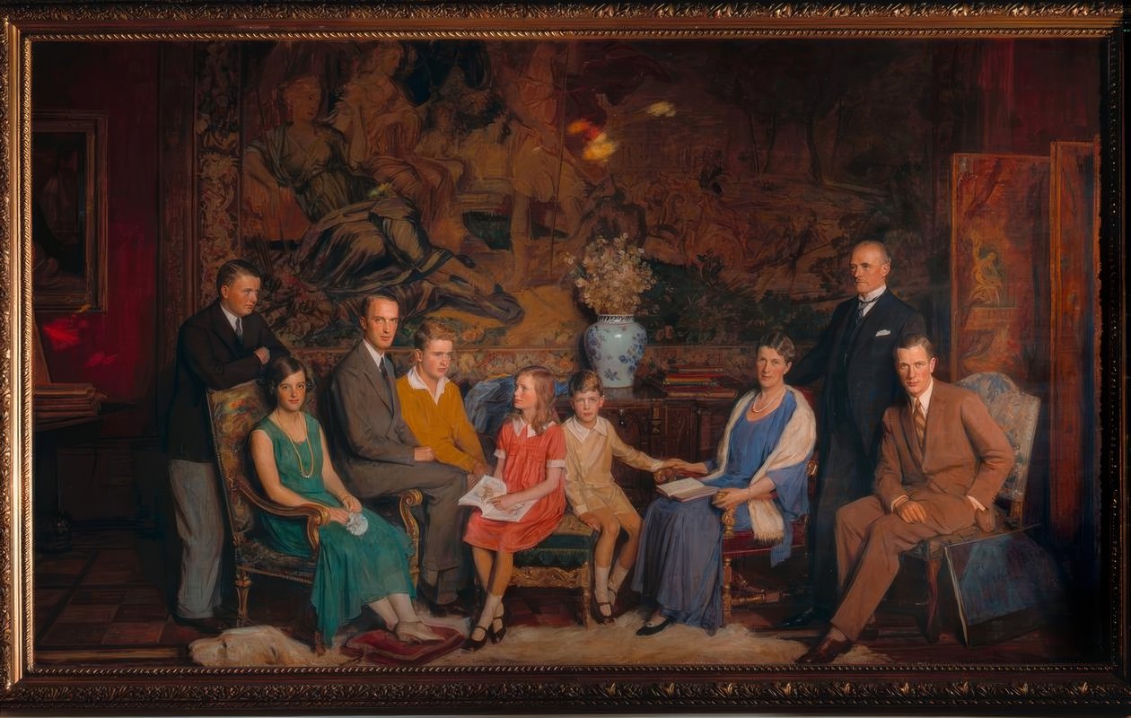 Gustav Krupp v. B. e H. Ritratto di famiglia da George Simon Harcourt
