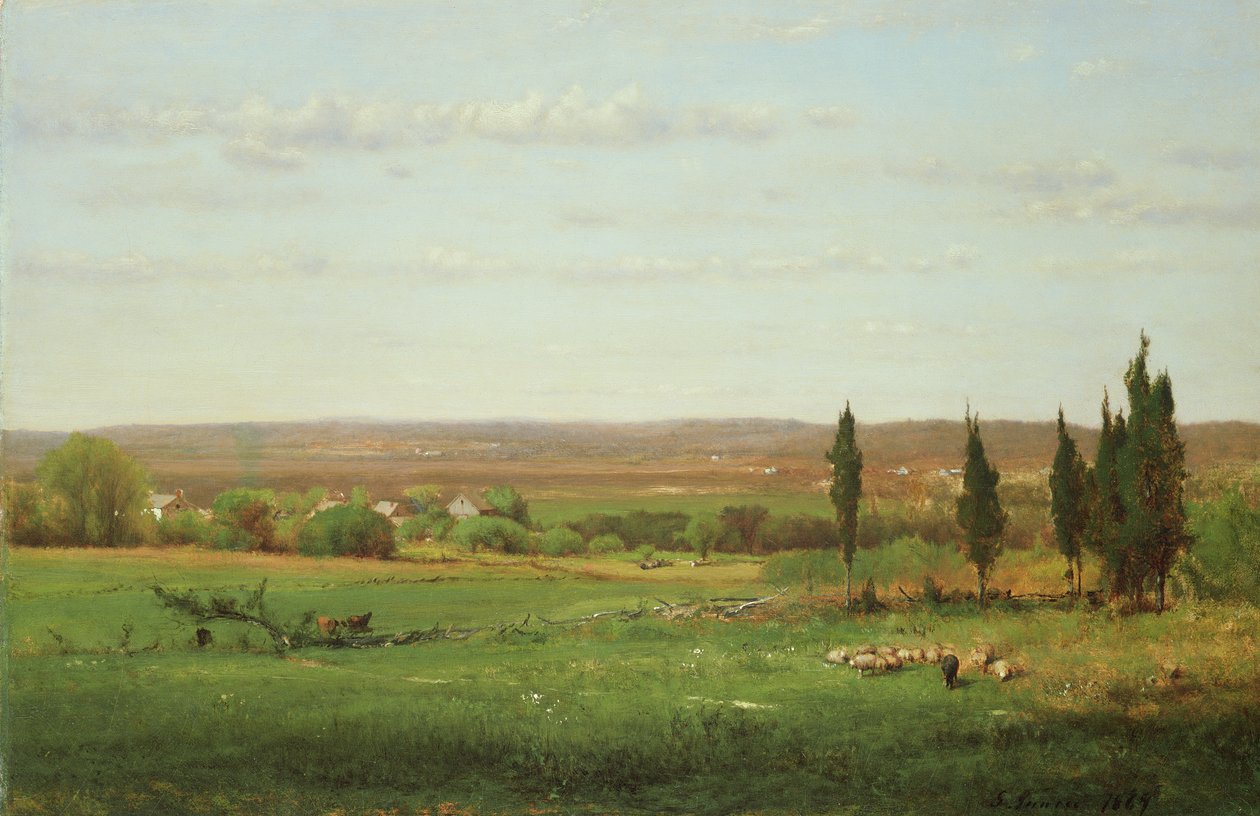 Vicino a Eagleswood, 1869 da George Snr. Inness