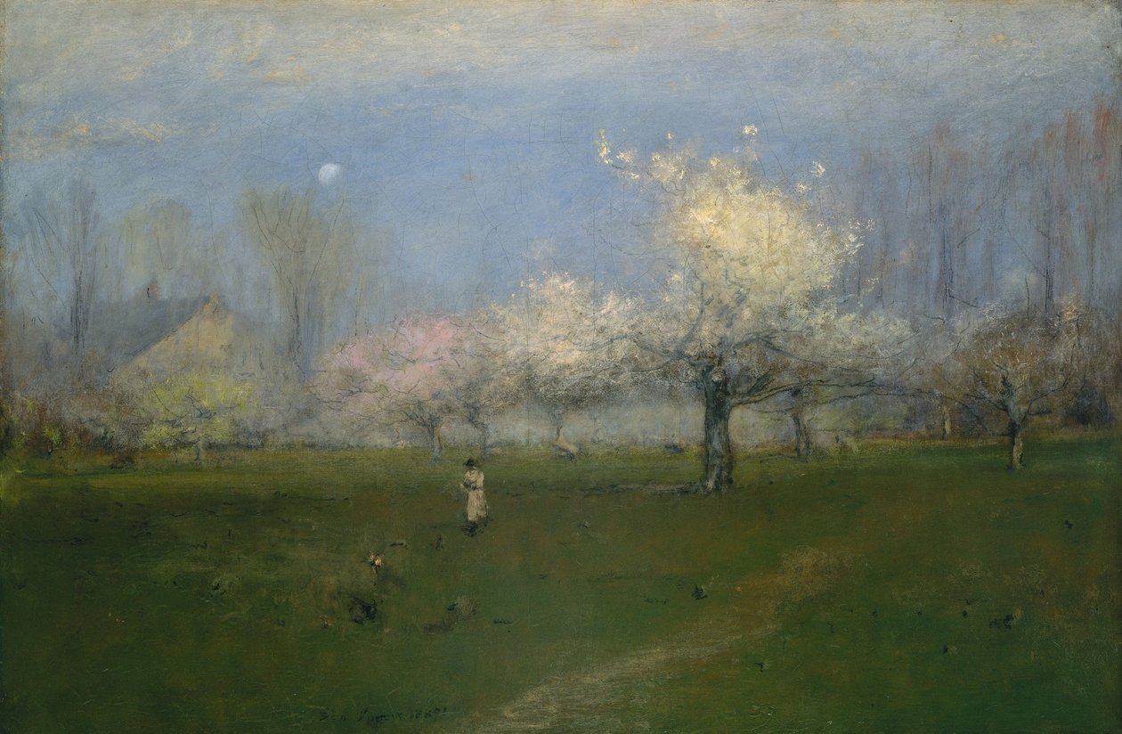 Fiori di primavera, Montclair, New Jersey da George Snr. Inness