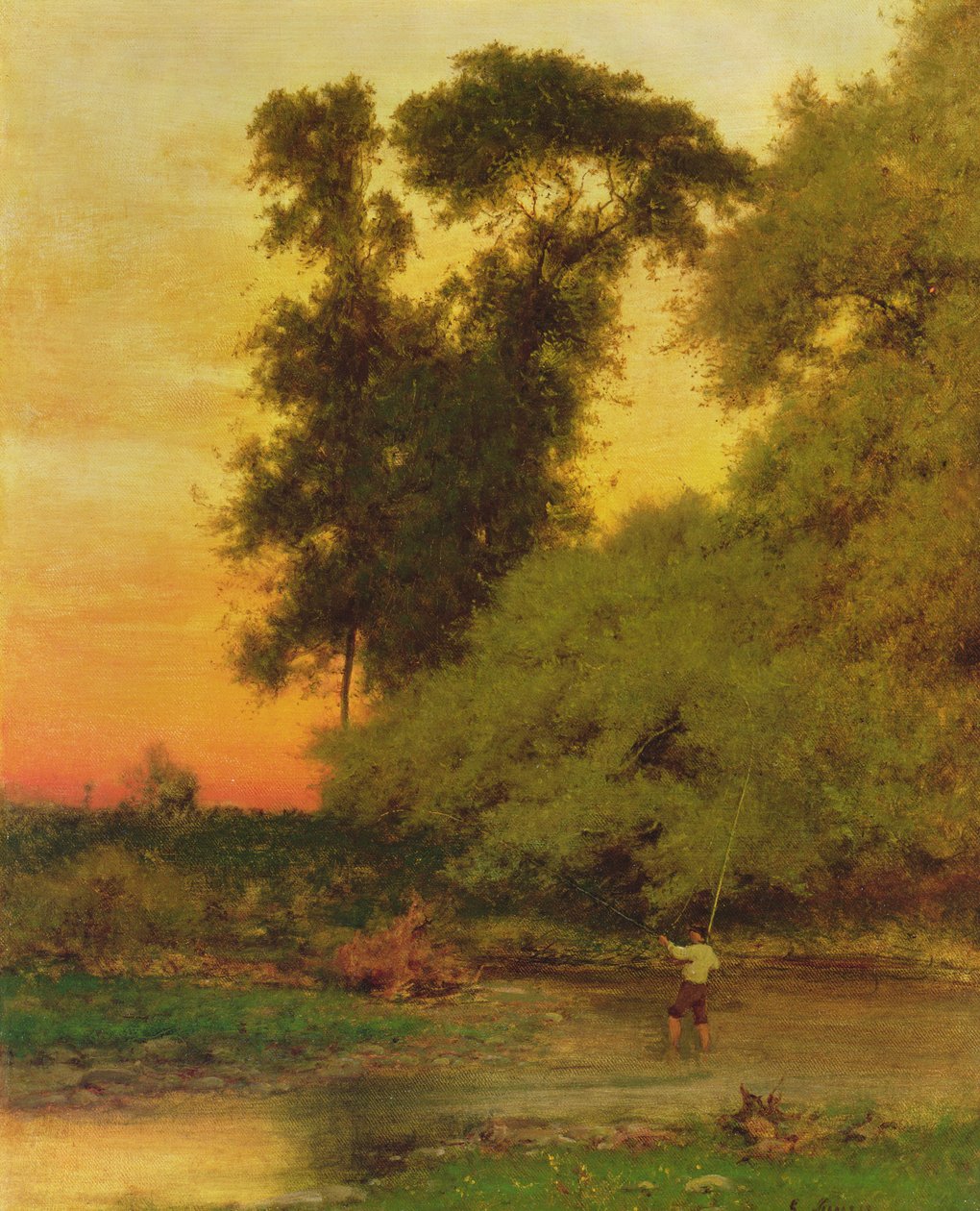 Tramonto, Pompton, NJ da George Snr. Inness