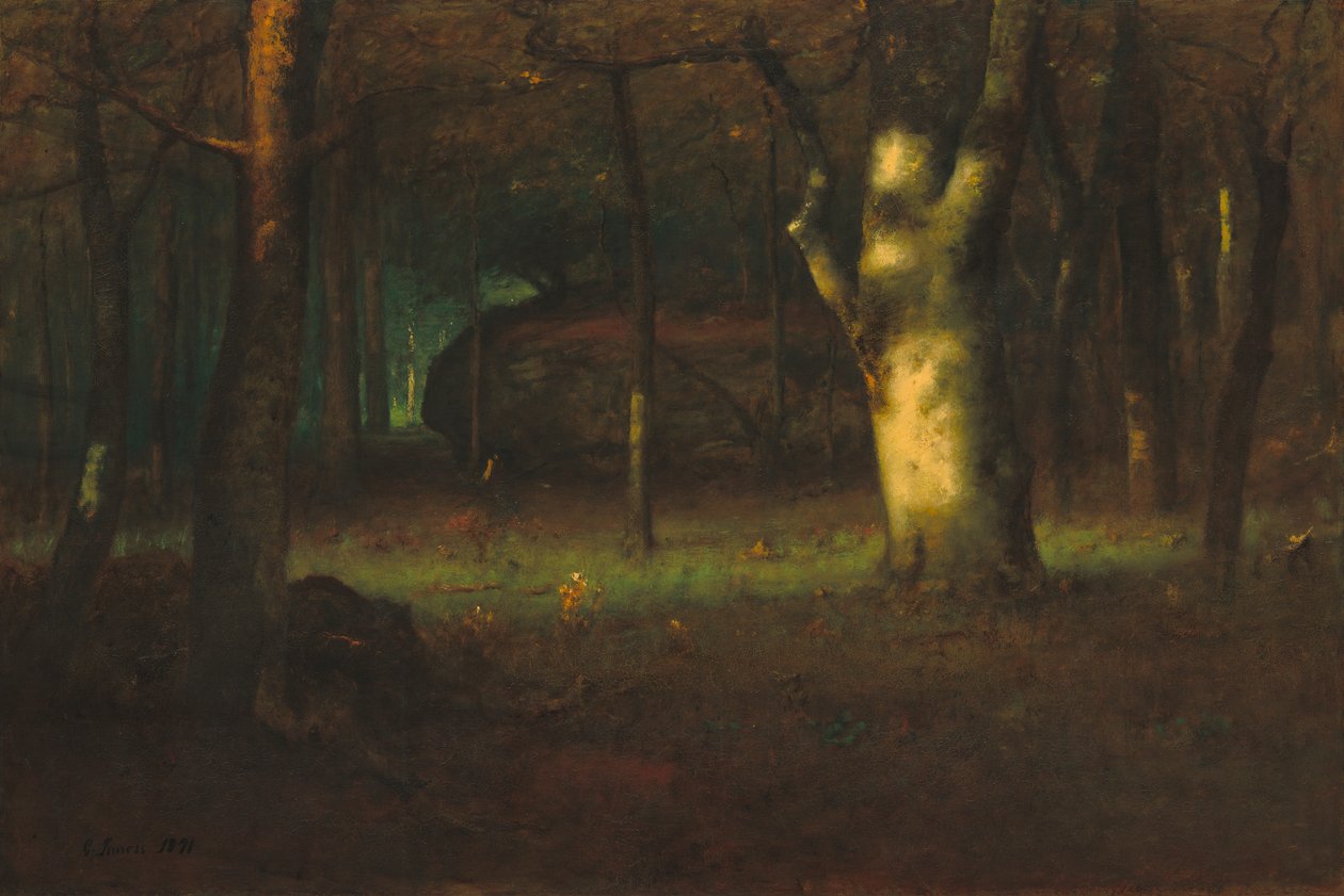 Tramonto nel bosco, 1891 da George Snr. Inness
