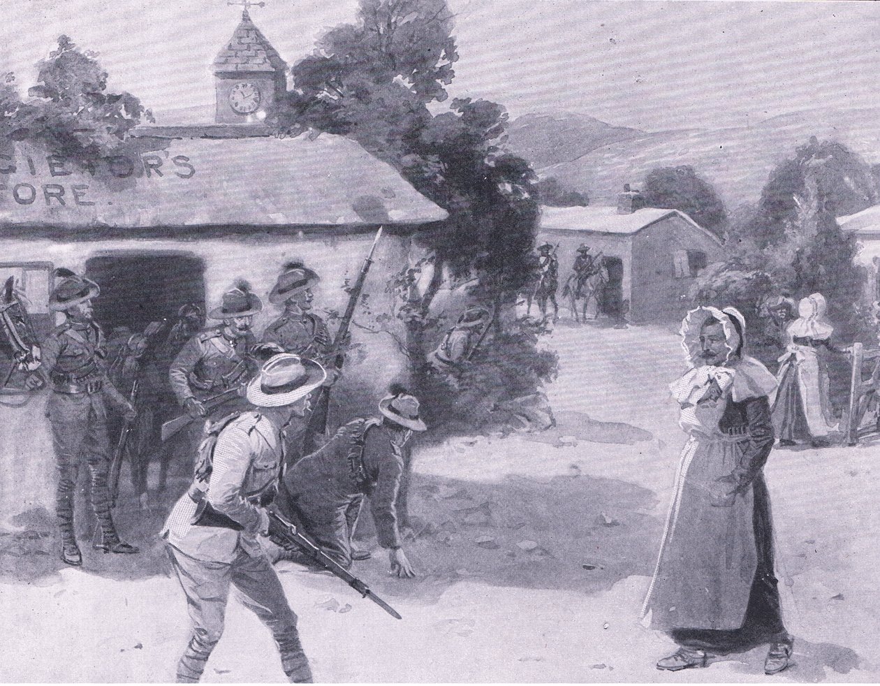 Gli inganni di Bethune, da Dopo Pretoria: La guerra di guerriglia pubblicata da Harmsworth Bros Limited, 1901 da George Soper