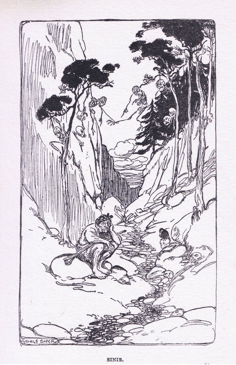 Sinis, da Gli Eroi pubblicato da George Allen e Unwin 1929 da George Soper