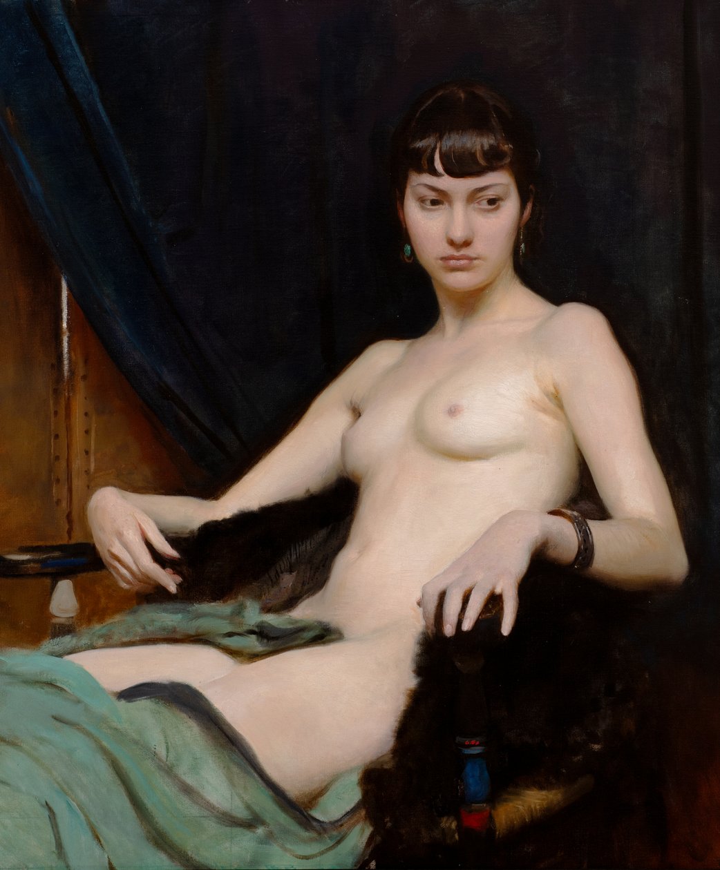 Uno studio (olio su tela) da George Spencer Watson