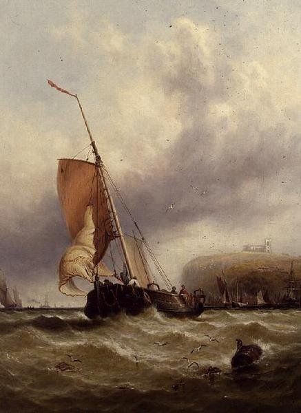 Barca da Pesca in Mare Mosso da George Stainton