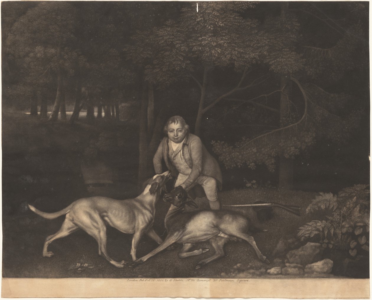 La morte della cerva da George Stubbs