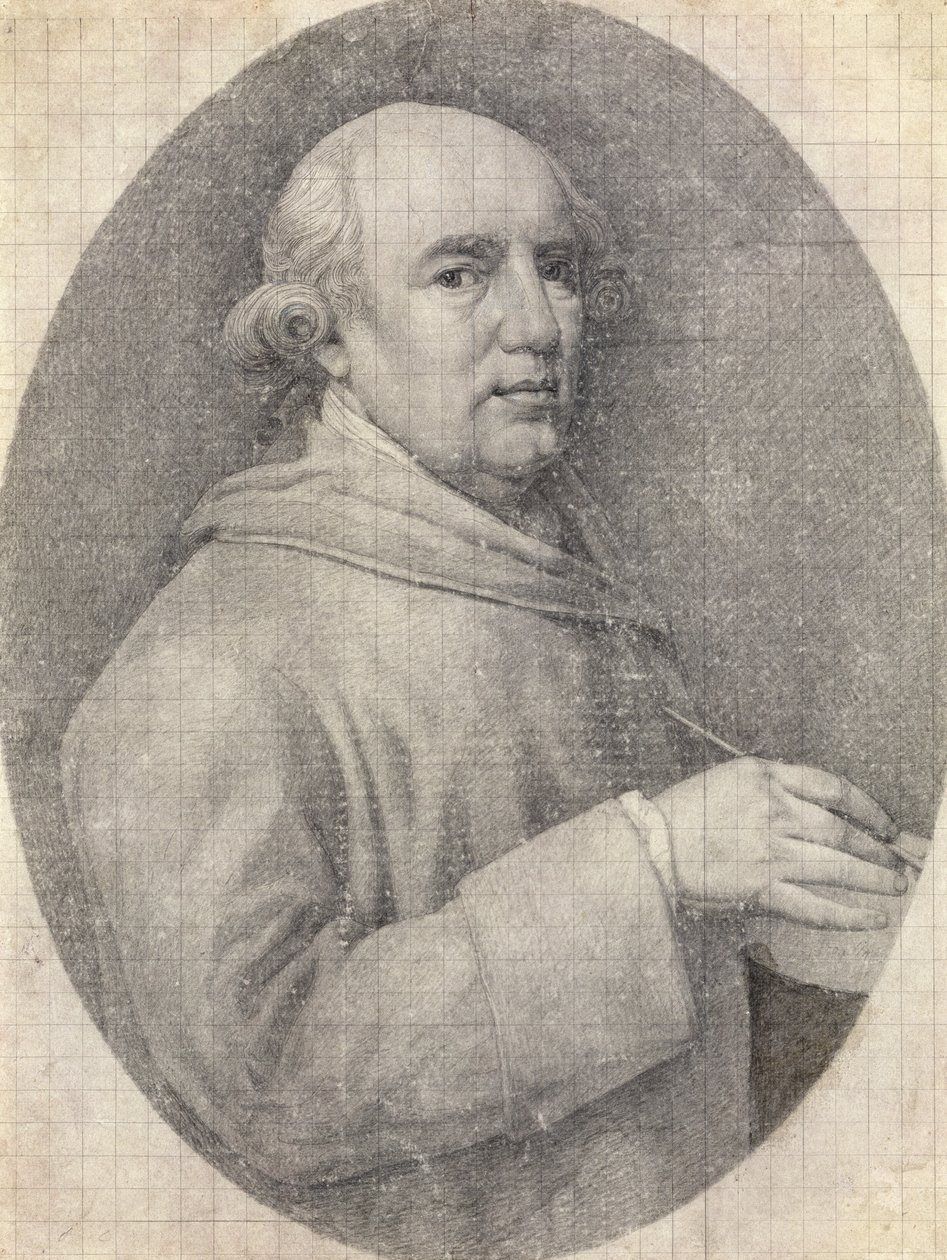 Studio per un autoritratto in smalto da George Stubbs