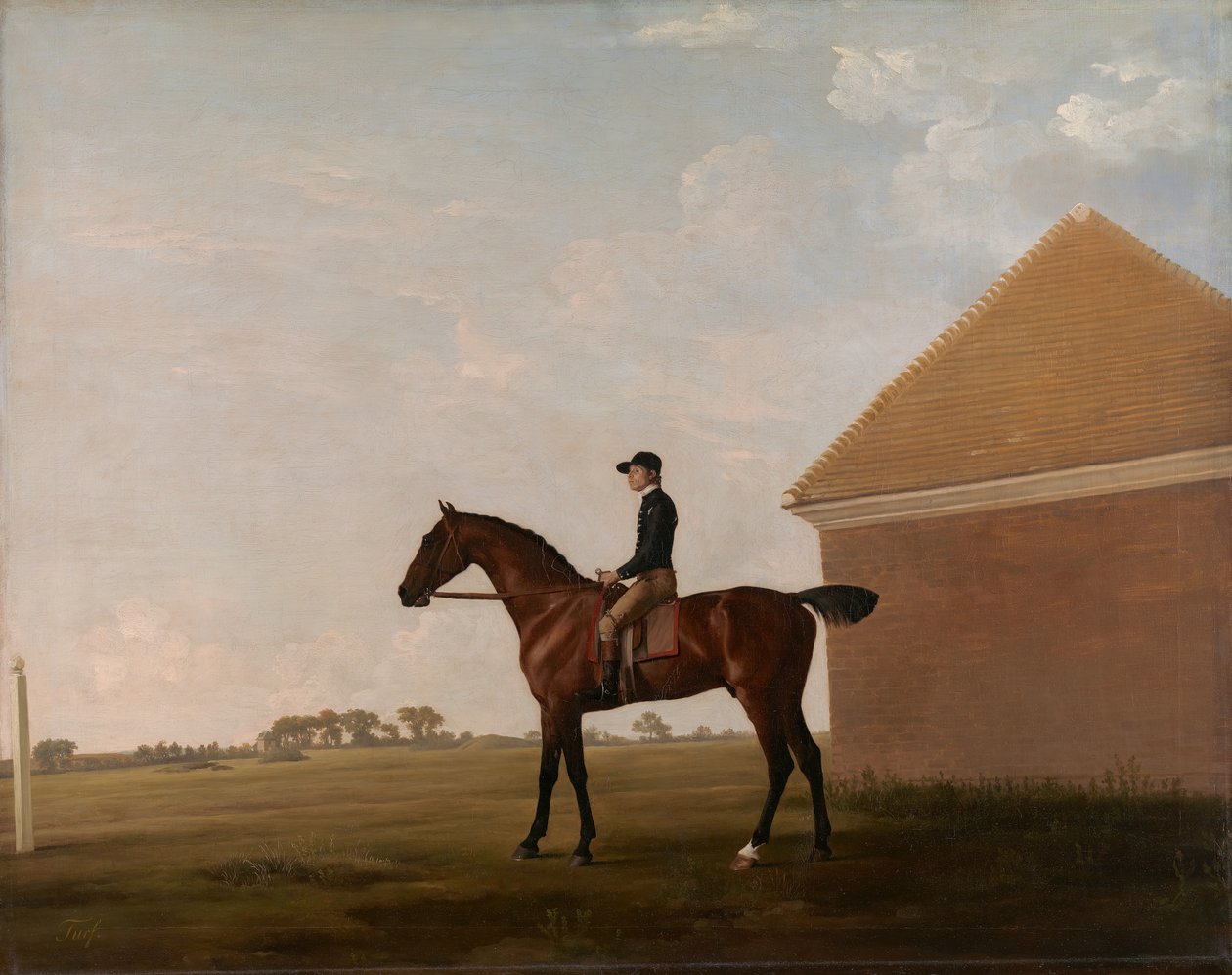 Turf, con fantino a Newmarket da George Stubbs