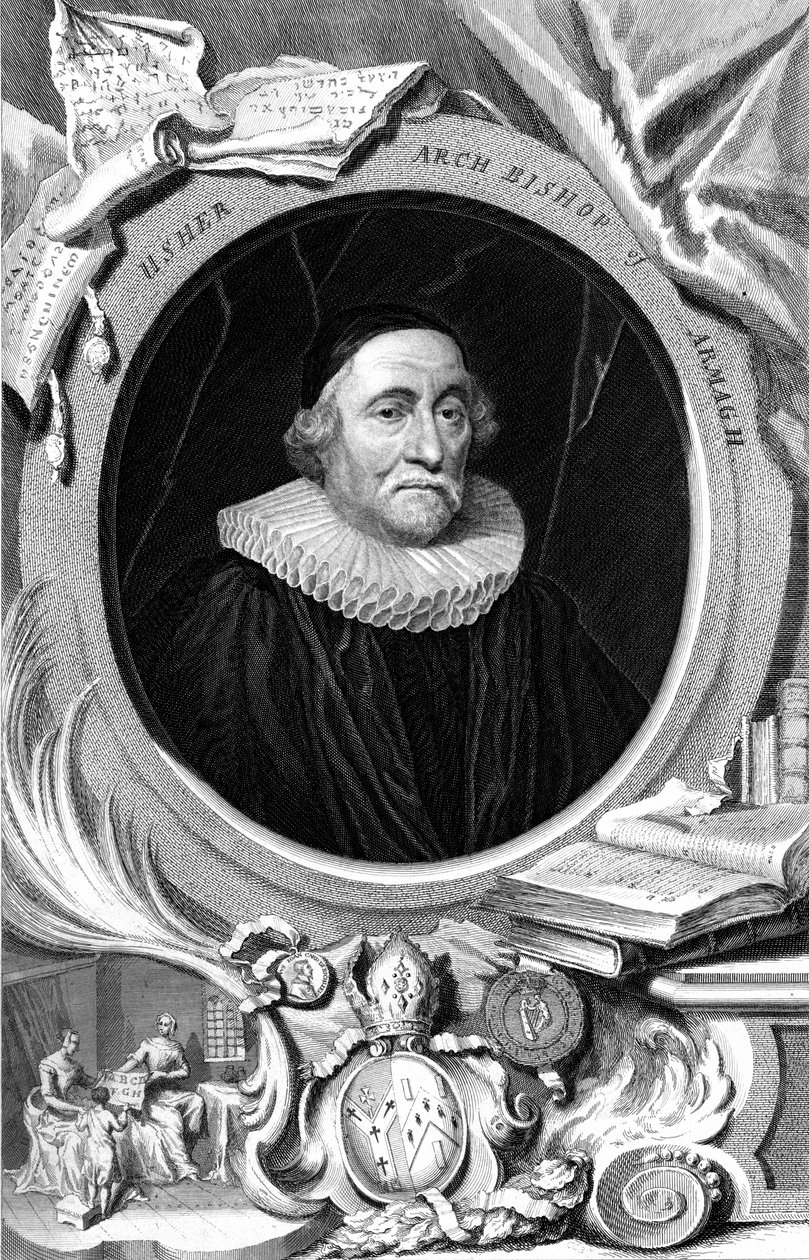James Ussher, clero inglese del XVII secolo e arcivescovo di Armagh da George Vertue