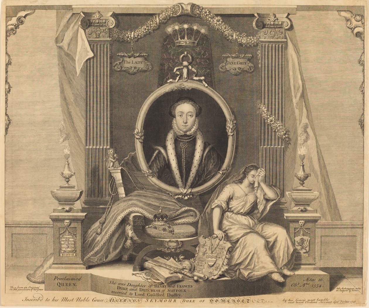 Lady Jane Grey da George Vertue