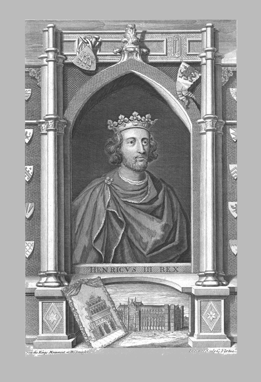 Monumento a Enrico III da George Vertue