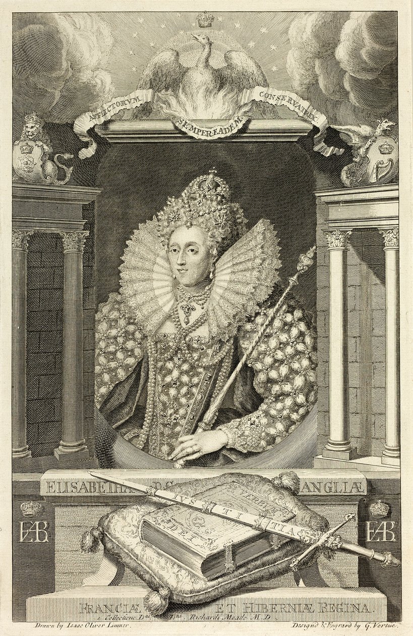 Regina Elisabetta I da George Vertue