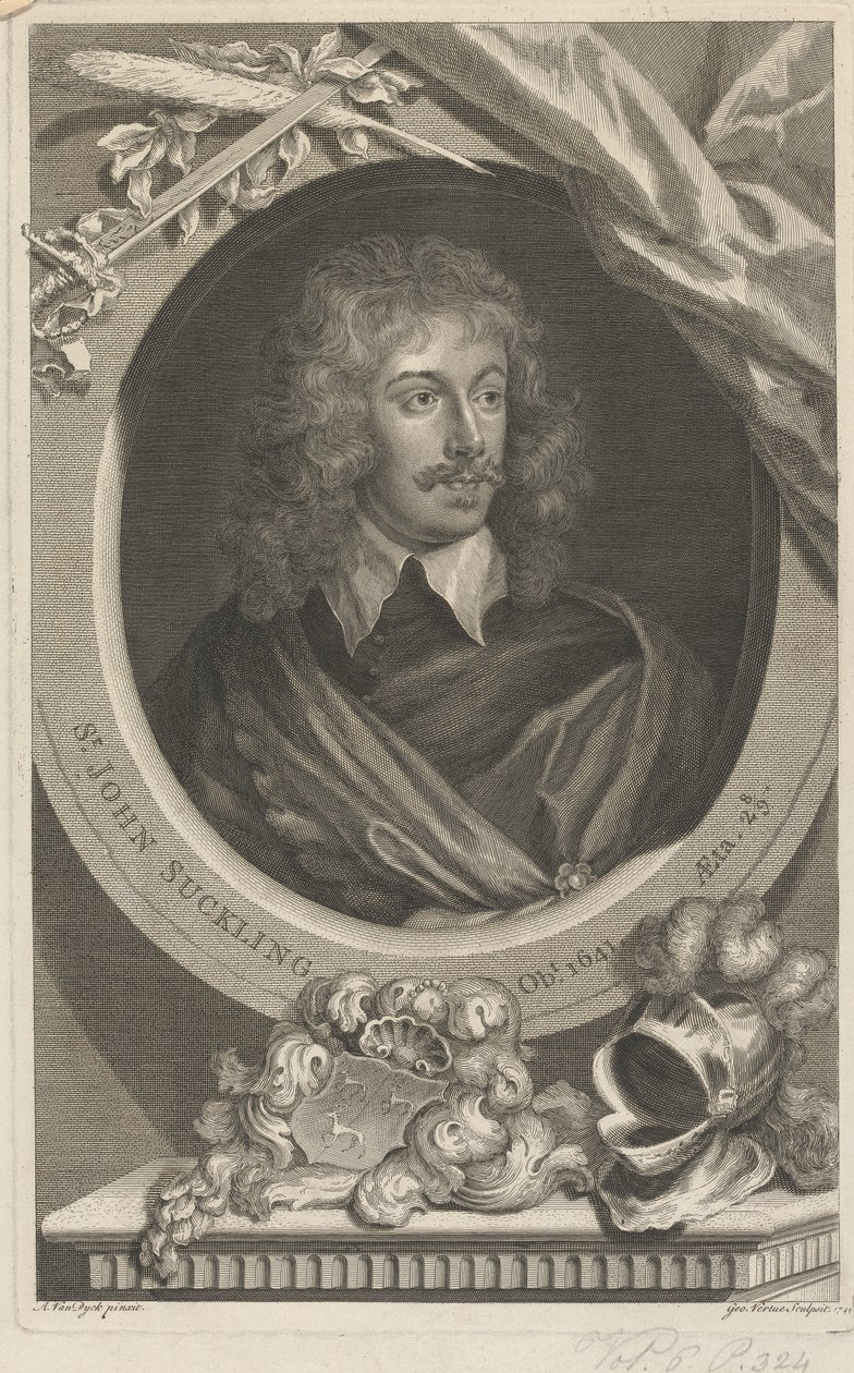 Sir John Suckling da George Vertue